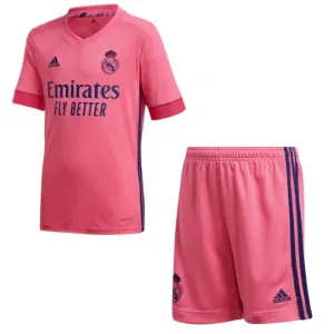 Kit infantil oficial Adidas Real Madrid 2020 2021 II Jogador
